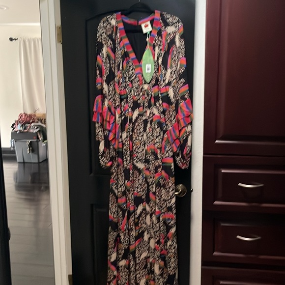Farm Rio ‼️‼️Leopard Toucans Maxi Dress - Picture 14 of 16
